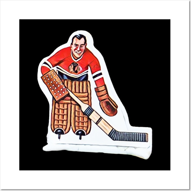 Coleco Table Hockey Players -Chicago Blackhawks Goalie Wall Art by mafmove